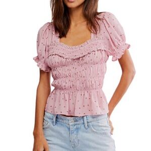 Free People Adore You Blouse XS